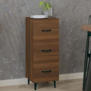 Radko Wooden Chest Of 3 Drawers In Brown Oak