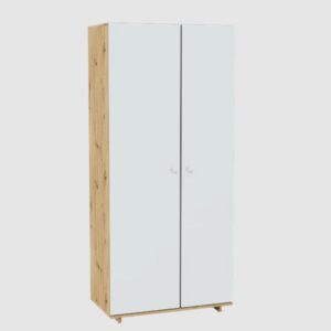 Madera Wooden Wardrobe 2 Doors In Artisan Oak And Alpine White