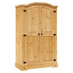 Croydon Wooden Wardrobe With 2 Doors In Brown