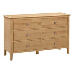 Callia Wooden Chest Of 6 Drawers In Natural